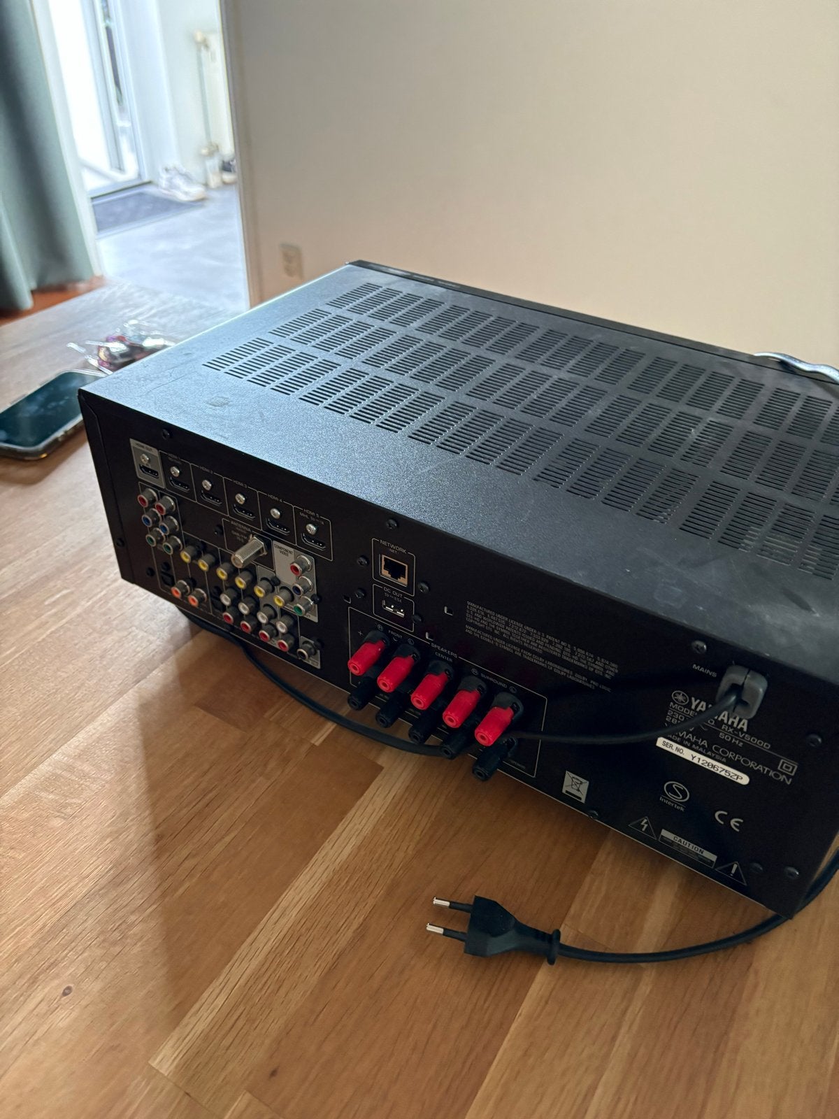 Yamaha RX-V500D AV-receiver - DAB+ en netwerkfuncties, Yamaha, Ophalen of Verzenden, 60 tot 120 watt, Gebruikt