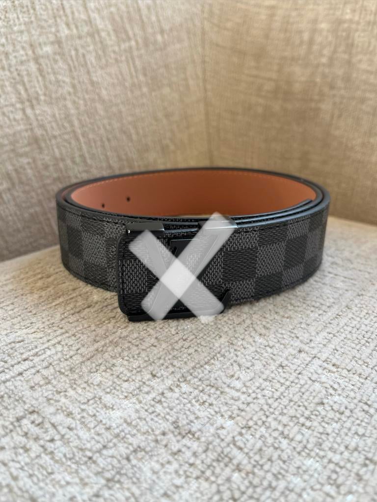 Designer riem damier stijl – nieuw – 110 cm, Ophalen of Verzenden, Zo goed als nieuw, Zwart, 105 tot 115 cm