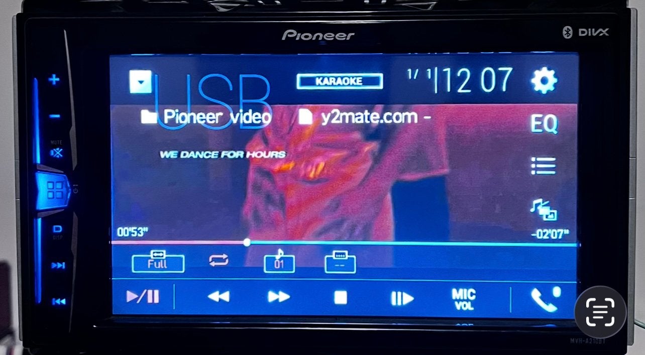 Pioneer AVH-280BT autoradio met Bluetooth&achteruitrijcamera, Auto diversen, Autoradio's, Ophalen of Verzenden