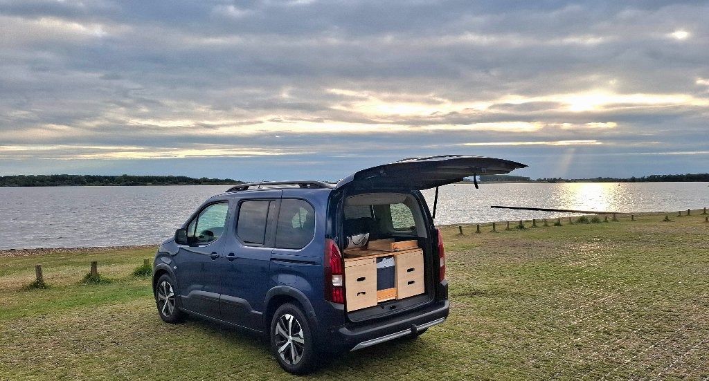Camperbox (zelfbouw) voor diverse Minicamper-voertuigen, Ophalen, Gebruikt, Campingkast