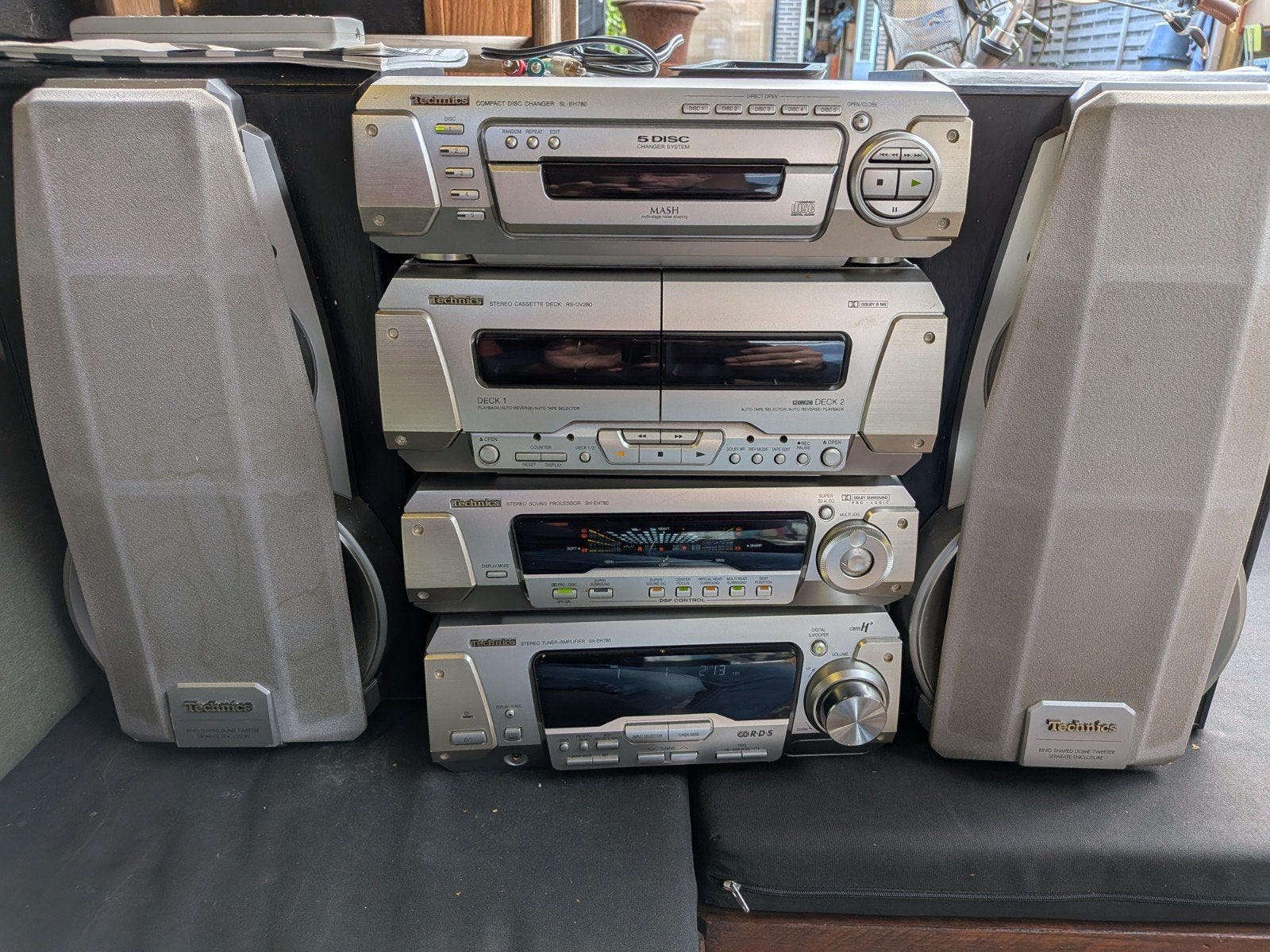 Complete Technics SC-EH780 Stereoset met Speakers.
Krachtige, Ophalen, Gebruikt, Cassettedeck, Overige merken