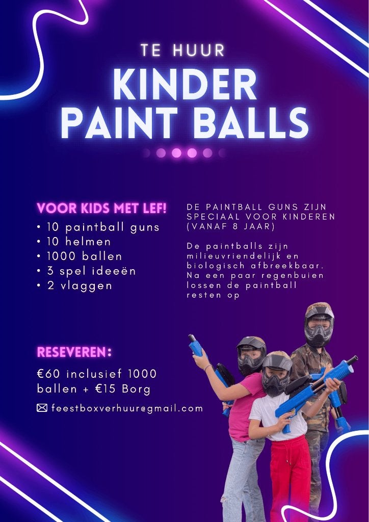 Kinderfeestje verhuurbox, Ophalen, Zo goed als nieuw, Feestartikel, Verjaardag