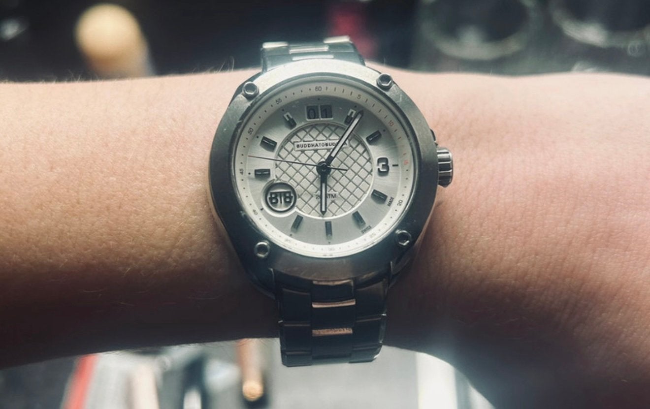 Buddha to buddha horloge maat 19, Ophalen of Verzenden, Zo goed als nieuw, Zilver, Jongen of Meisje