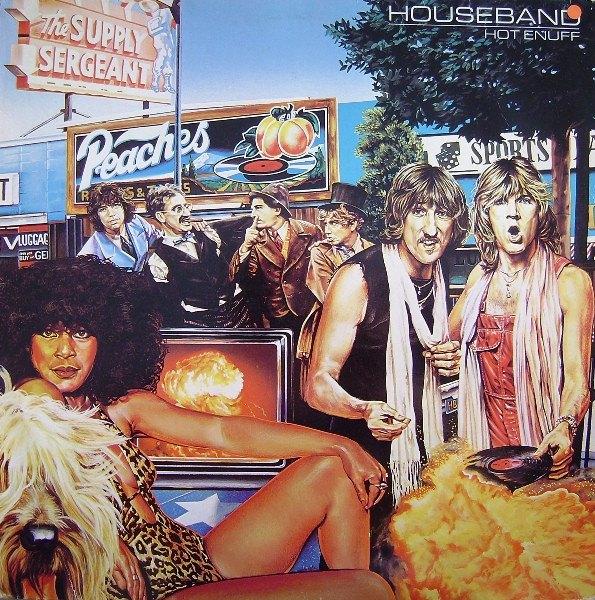 LP - Houseband ‎– Hot Enuff, Cd's en Dvd's, Vinyl | R&B en Soul, Gebruikt, 12 inch, Ophalen of Verzenden