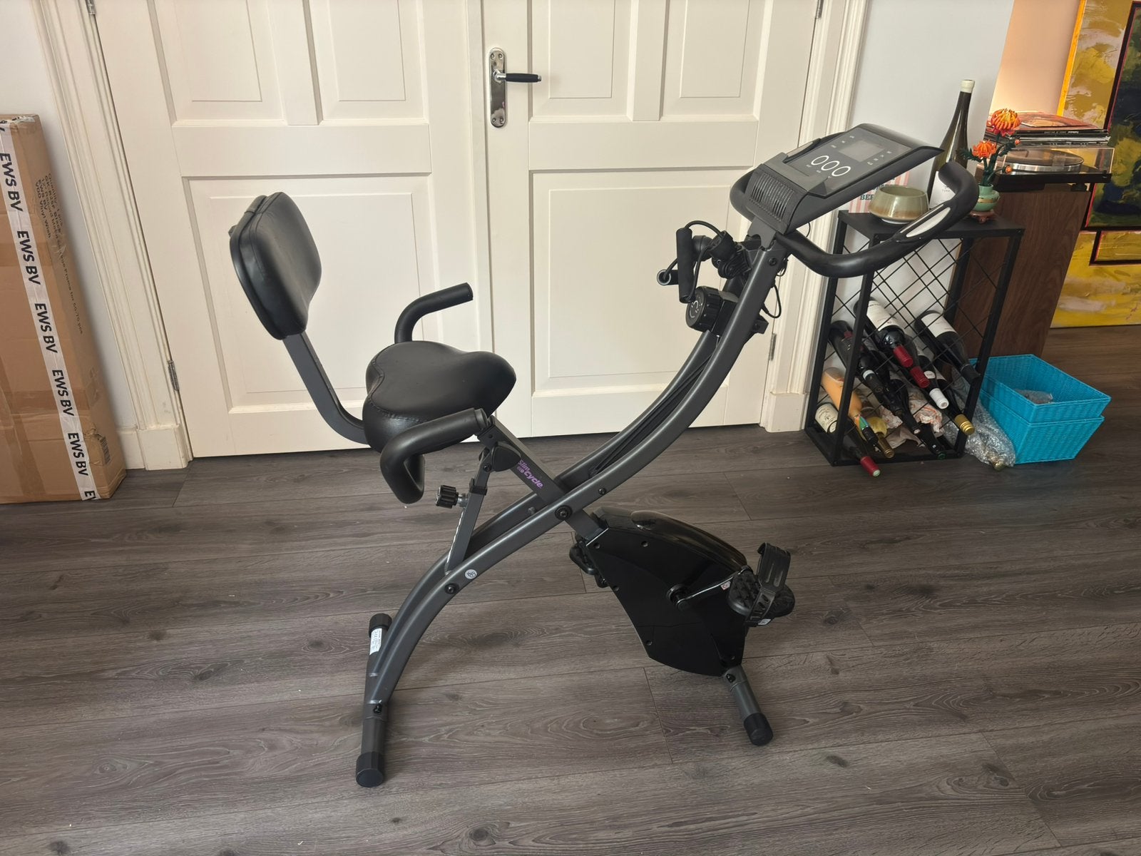 Slim Cycle hometrainer, Sport en Fitness, Ophalen, Zo goed als nieuw, Overige materialen, Hometrainer