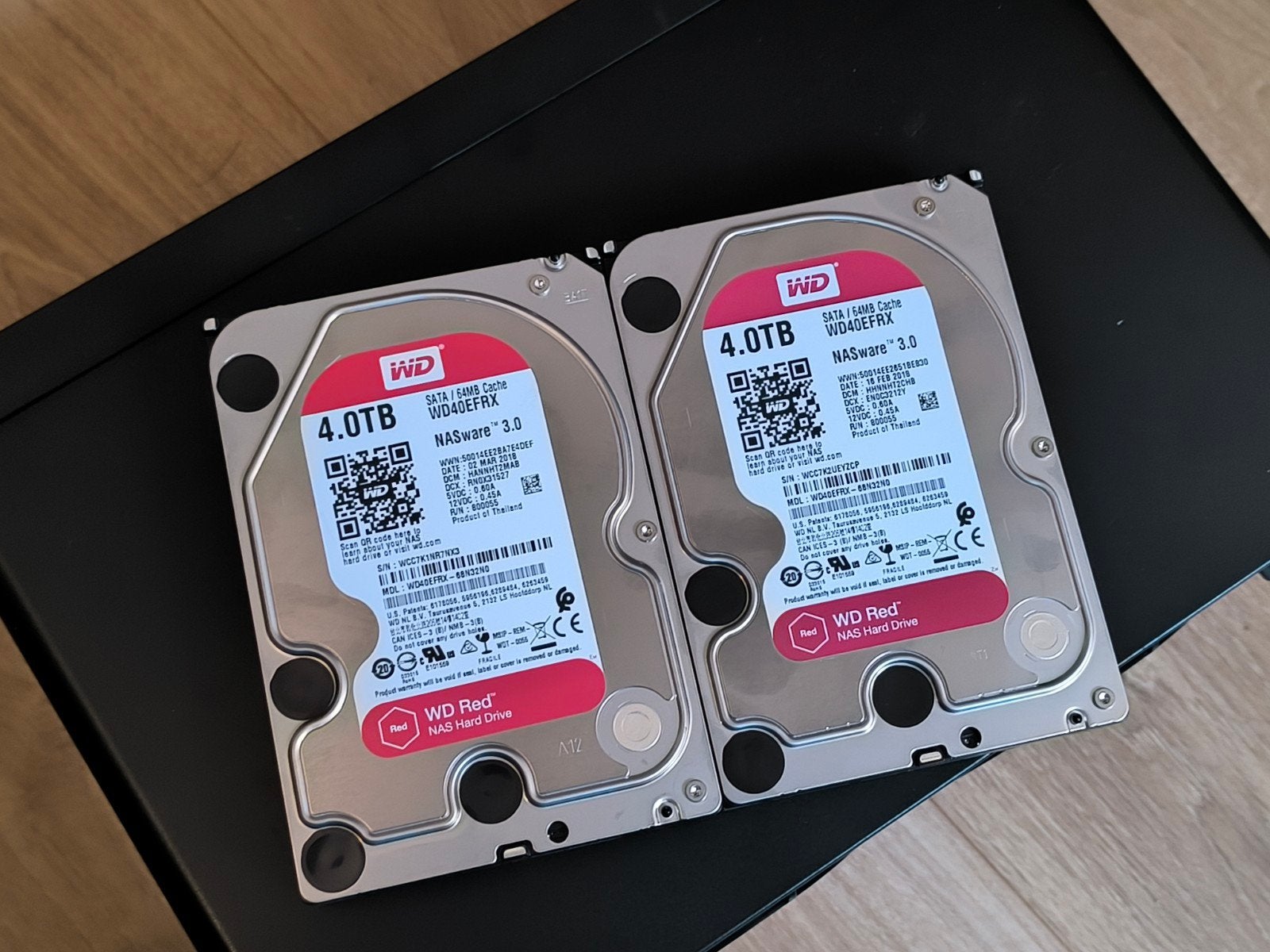 10 Stuks WD RED 4TB WD40ERFX, Computers en Software, Harde schijven, Ophalen, Intern, Server, Western Digital (WD)