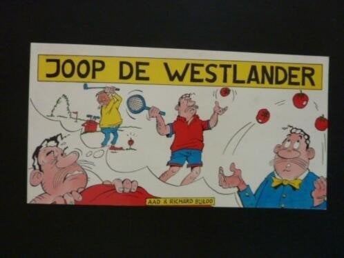 *Aad en Richard Bijloo - Joop de Westlander, Eén comic, Verzenden, Nieuw, Amerika