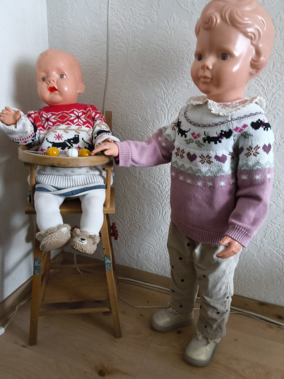 Wildebras poppen, Ophalen, Gebruikt, Pop