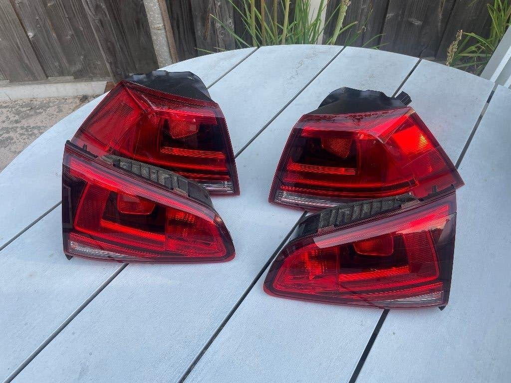 Volkswagen Golf 7 hatchback,  complete achterlichten set, Ophalen of Verzenden, Gebruikt, Volkswagen