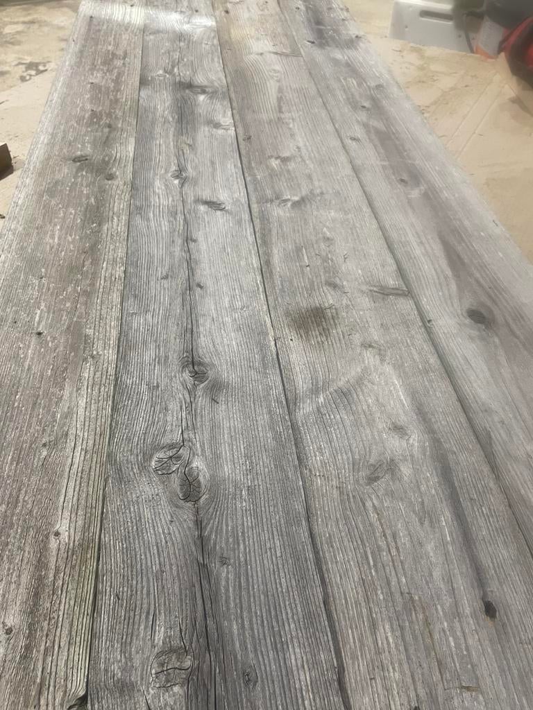 Oude barnwood planken, Doe-het-zelf en Verbouw, Hout en Planken, Gebruikt, Plank, Overige houtsoorten, Minder dan 200 cm, Minder dan 25 mm