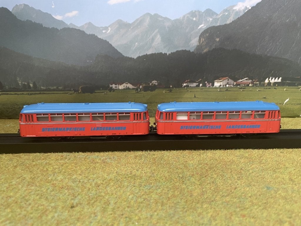 Märklin 3140 Schienenbus railbus Steiermarkische Landesbahn, Wisselstroom, Treinset, Ophalen of Verzenden, Zo goed als nieuw