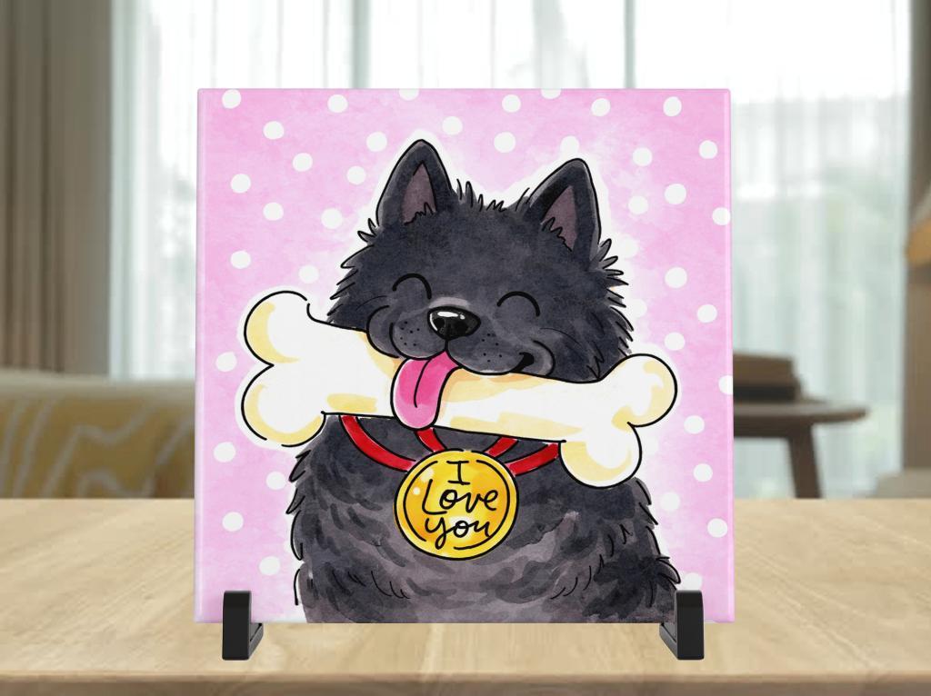 Schipperke Tegel - Blond Stijl, Verzenden, Nieuw