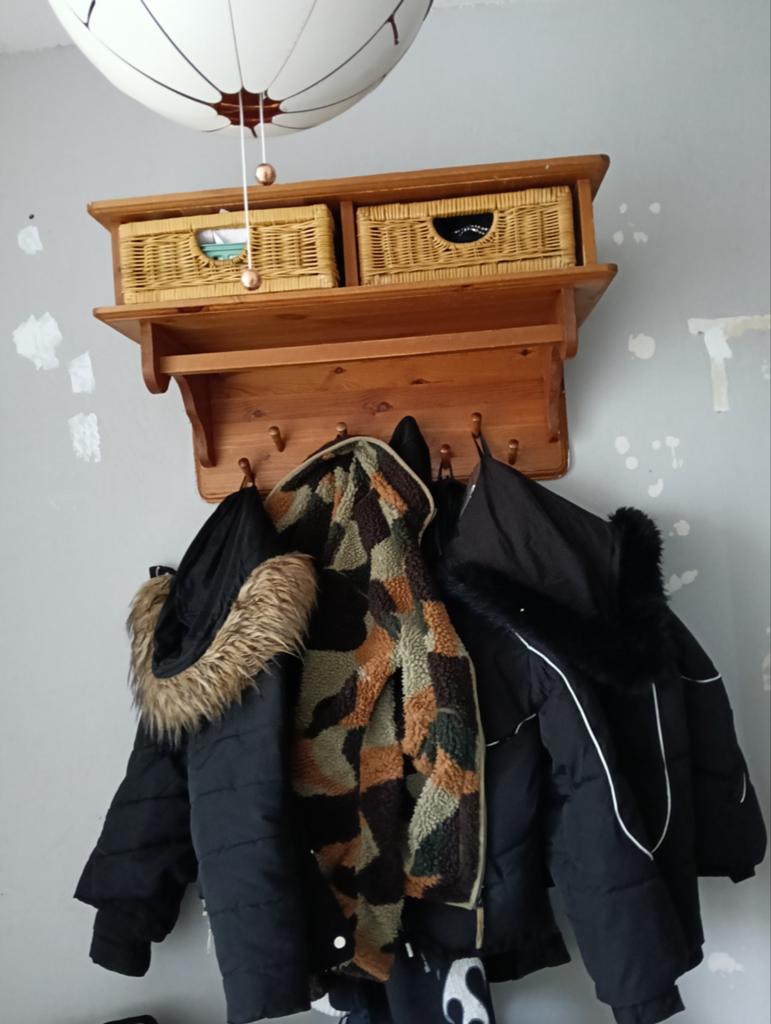 Oude kapstok is gebruikt, Huis en Inrichting, Woonaccessoires | Kapstokken, Gebruikt, Minder dan 100 cm, Hout, Ophalen