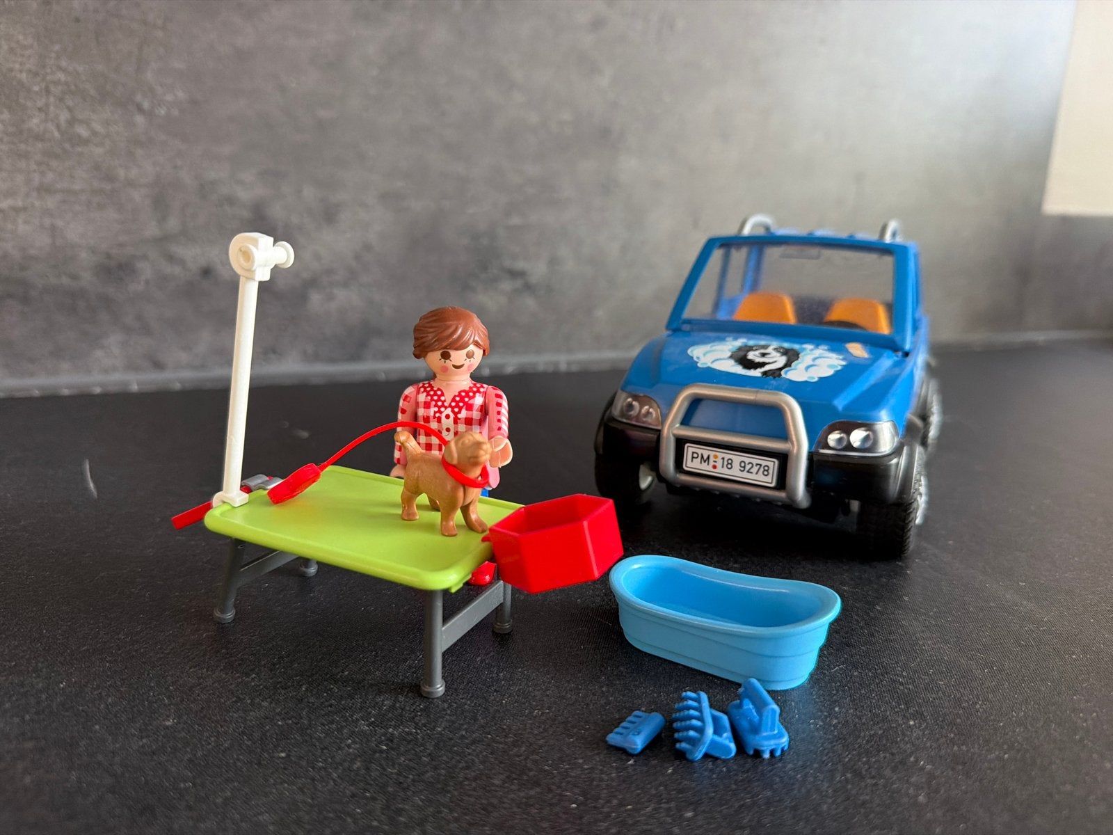 Playmobil Hondenwasstraat met auto, Ophalen of Verzenden, Gebruikt, Jongen of Meisje