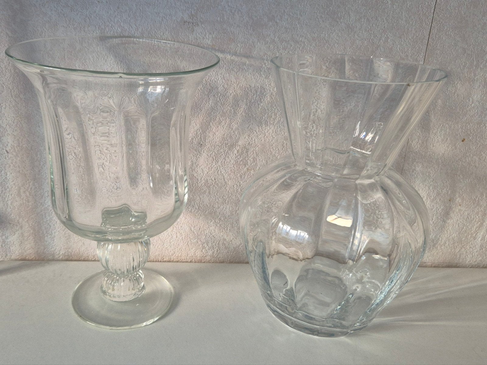 2 mooie vazen, Huis en Inrichting, Woonaccessoires | Vazen, Ophalen, Zo goed als nieuw, Glas