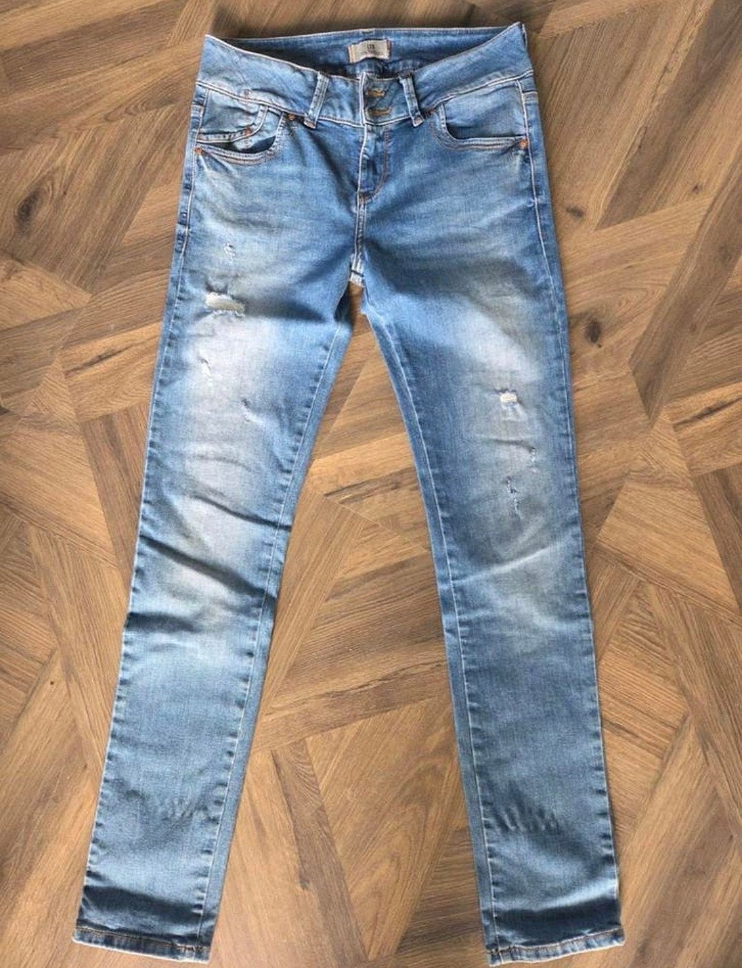 LTB Molly M jeans W29 L32 - dubbele knoopsluiting, Blauw, Ophalen of Verzenden, Zo goed als nieuw, LTB