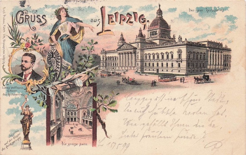 702-356-051 Leipzig, Verzamelen, Ansichtkaarten | Buitenland, Duitsland, Voor 1920, Verzenden