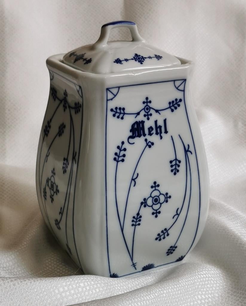 Mehl (= meel ) pot Blau Saks - past bij Winterling en Jäger, Huis en Inrichting, Keuken | Servies, Ophalen, Overige typen, Nieuw