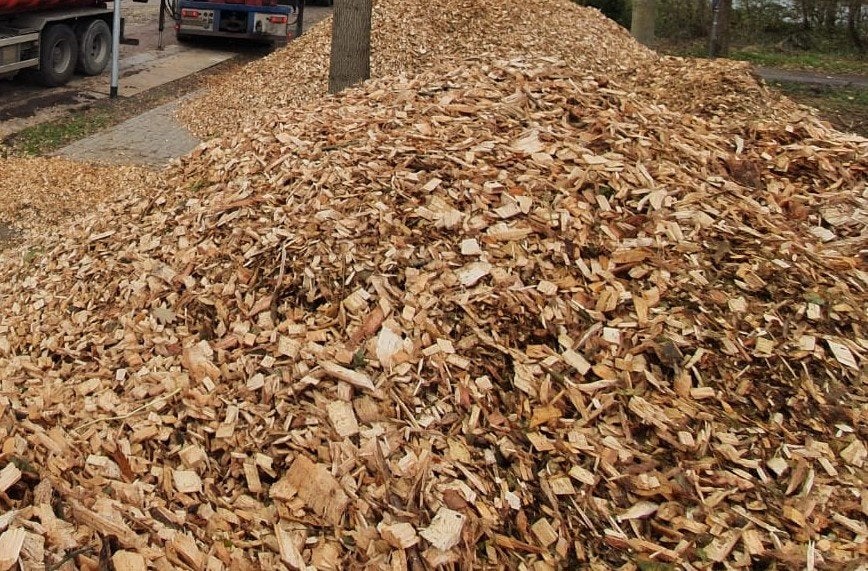 Houtsnippers, bodembedekking, mulch, boomschors, snoeihout, Ophalen, Boomschors