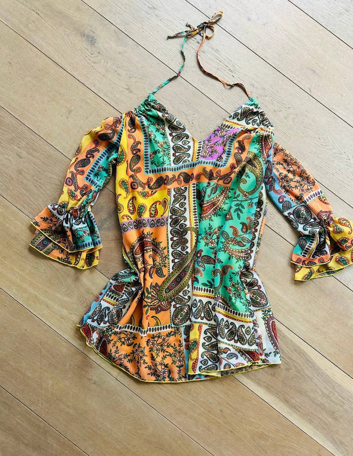 DENNY ROSE kort jurkje Ibizastyle mt 42, Italie, -, Verzenden, Nieuw