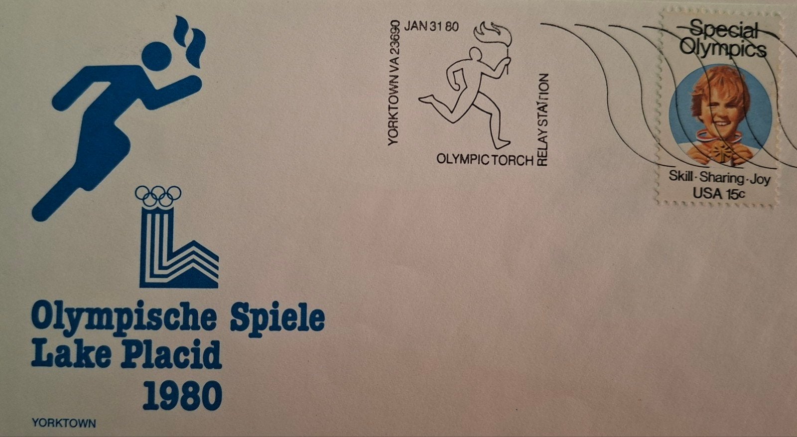 Olympische Spelen diverse poststukken., Verzenden, Sport