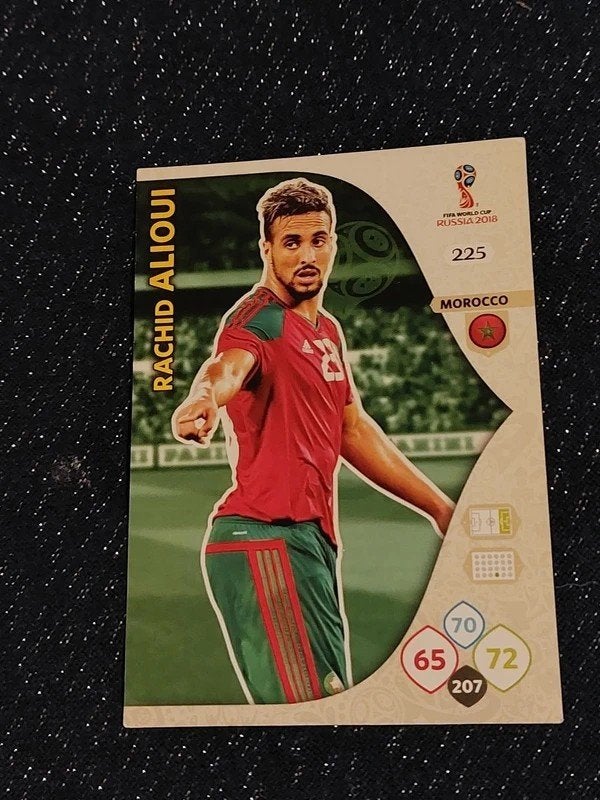 Panini/Voetbalkaart/Rachid Alioui / Marokko / WK 2018, Ophalen of Verzenden, Zo goed als nieuw, Buitenlandse clubs, Poster, Plaatje of Sticker