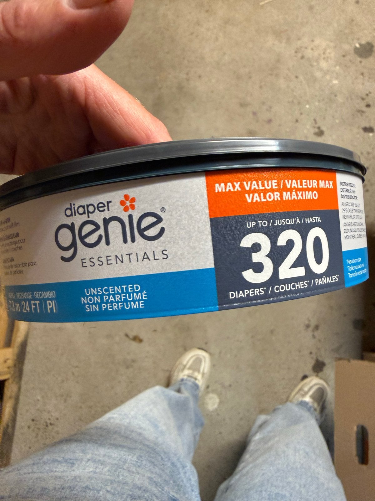 Diaper Genie Essentials Navulling Ongeparfumeerd - 320 luier, Ophalen of Verzenden, Nieuw, Overige typen, Overige merken