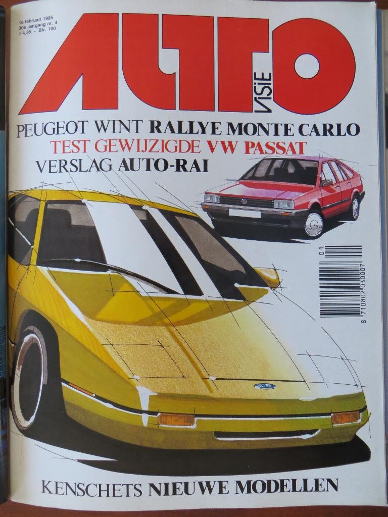 Autovisie 4 1985 Passat, AutoRAI, Porsche 944 Turbo, Axel, Ophalen of Verzenden, Nieuw, Porsche
