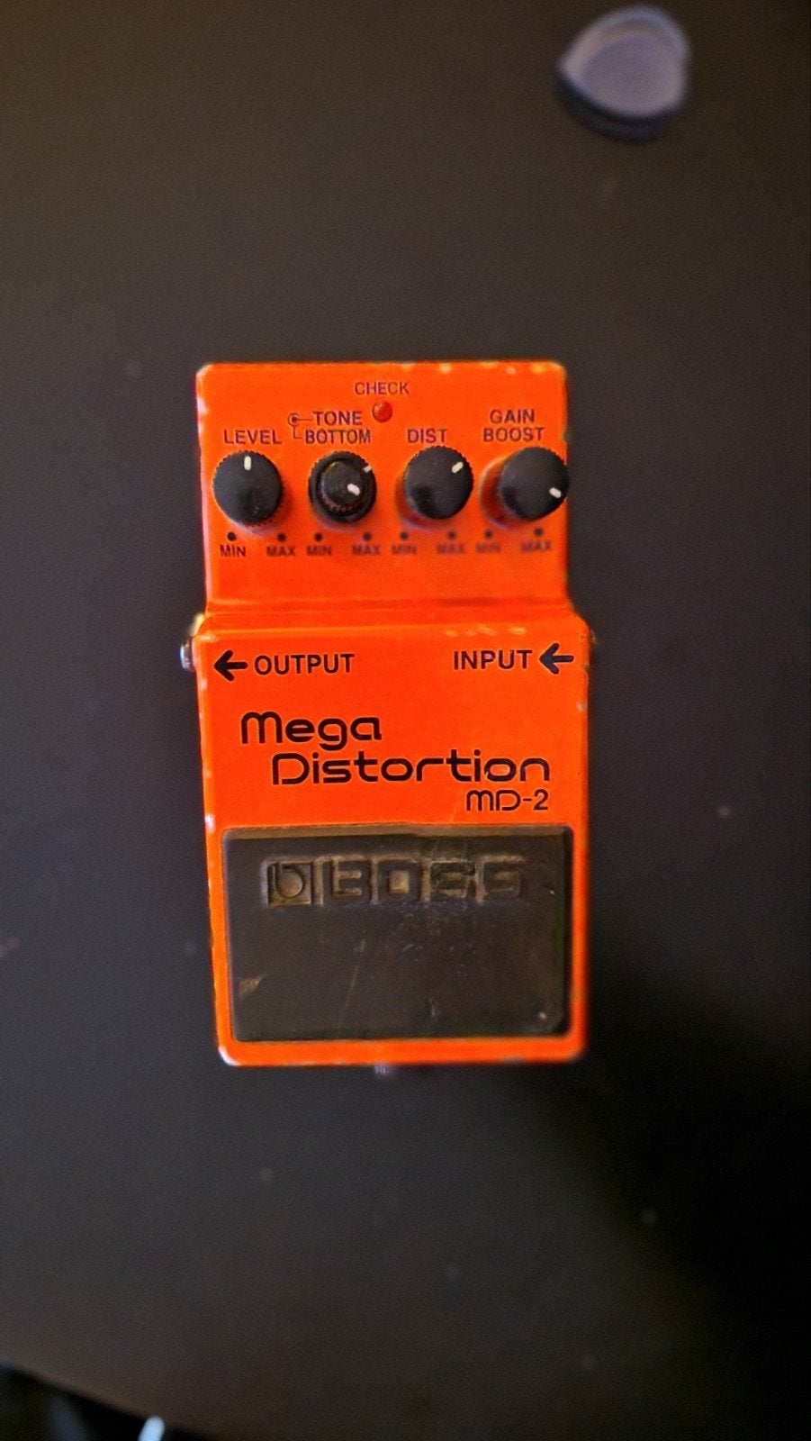 Boss mega distortion MD-2, Muziek en Instrumenten, Effecten, Ophalen of Verzenden, Zo goed als nieuw