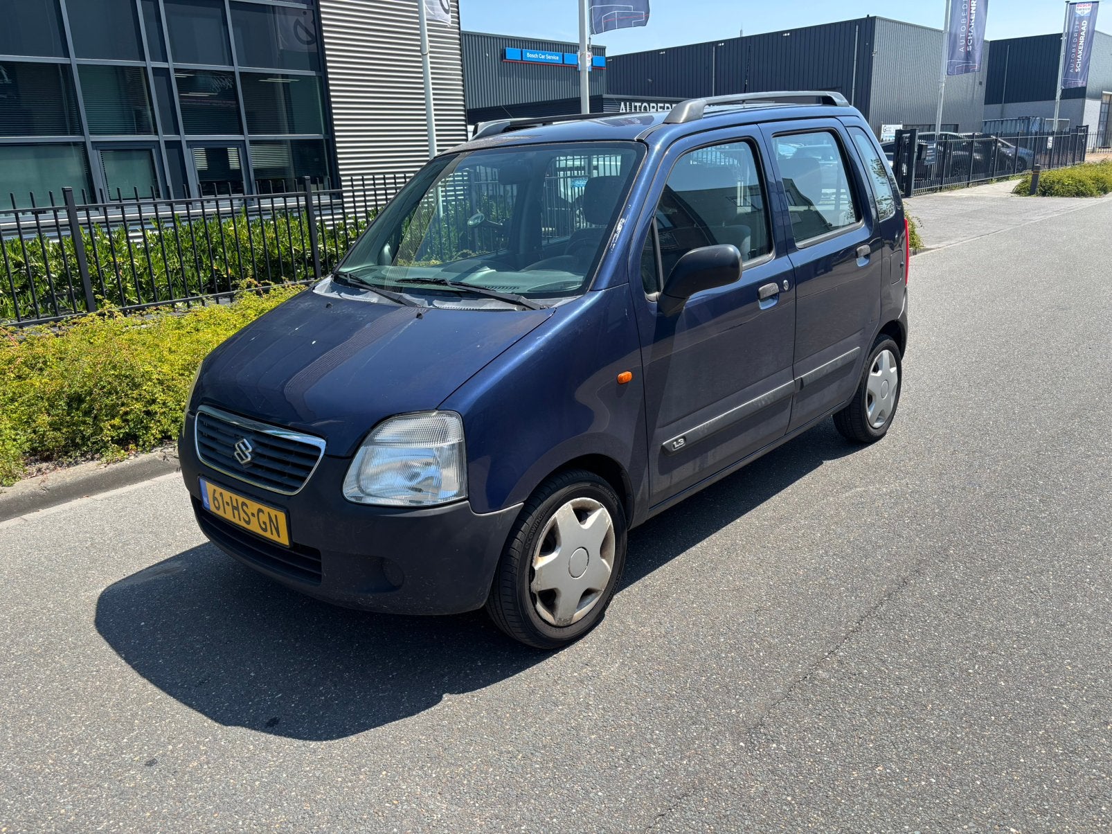 Suzuki Wagon R+ 1.3 2001 Blauw, Stof, 40 €/maand, 4 cilinders, Elektrische ramen