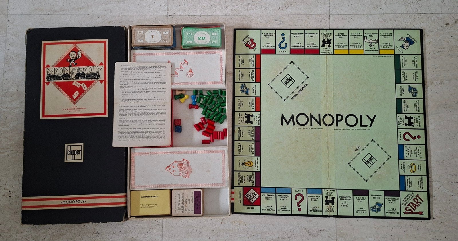 Monopoly vintage, Hobby en Vrije tijd, Gezelschapsspellen | Bordspellen, Ophalen of Verzenden, Gebruikt