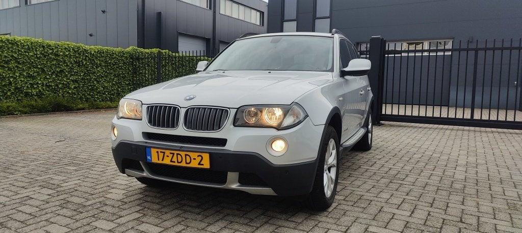 BMW X3 xDrive18d High Exec. (bj 2010), Auto's, 136 pk, Zwart, Automatische klimaatregeling, Leder en Stof