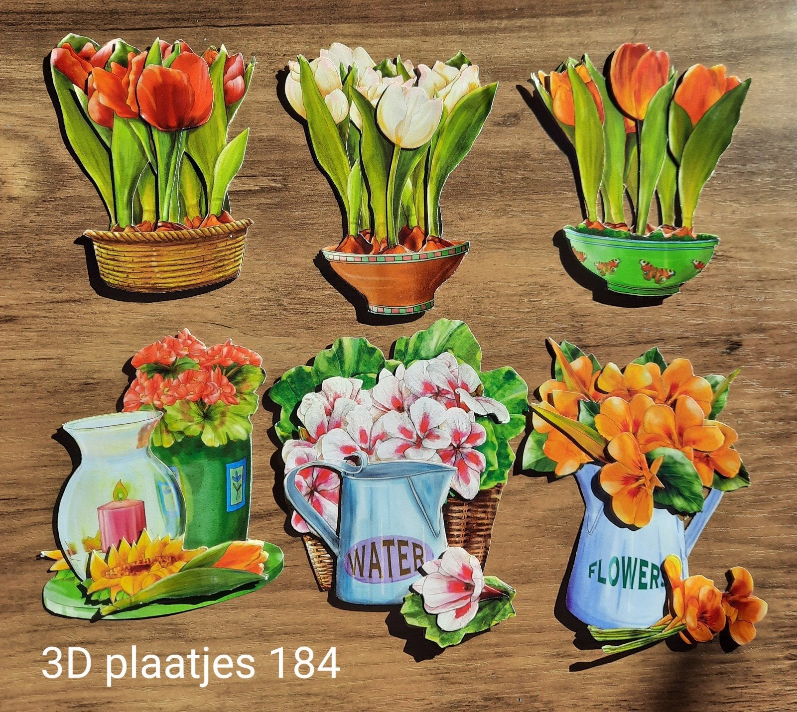3d Plaatjes 184, Hobby en Vrije tijd, Ophalen of Verzenden, Nieuw, Overige thema's, Knipvel