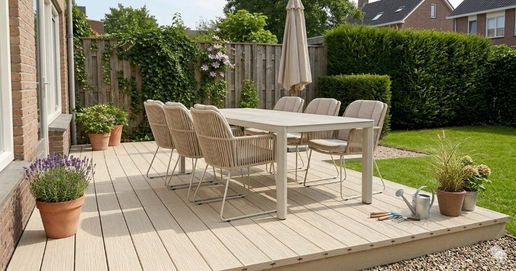 Composiet Vlonderplanken Massief 4 Meter - 25 jaar kleurvast, Paneldeal, Ophalen of Verzenden, Info@paneldeal.nl, Bedrijvenpark Twente 1, 7602KA, Almelo