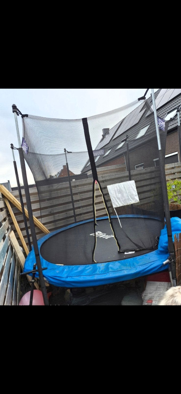 DIT WEEKEND GRATIS trampoline 300 cm, Ophalen, Gebruikt