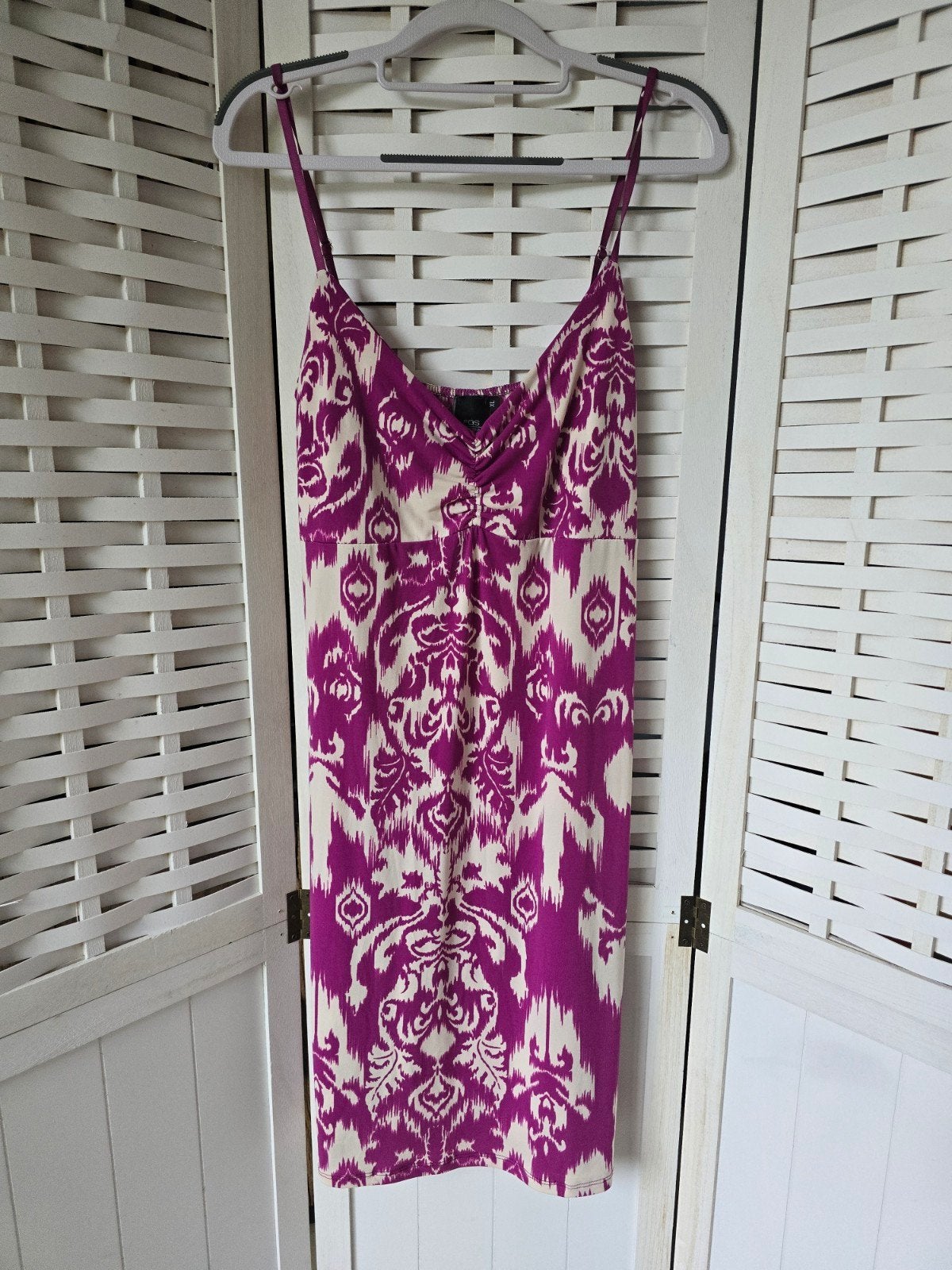 Nieuwe jurk fos amsterdam maat xl paars creme, Paars, Maat 46/48 (XL) of groter, Nieuw, Ophalen of Verzenden