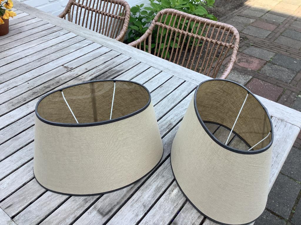 Ovale lampenkappen, Ophalen, Zo goed als nieuw, Ovaal, Minder dan 25 cm