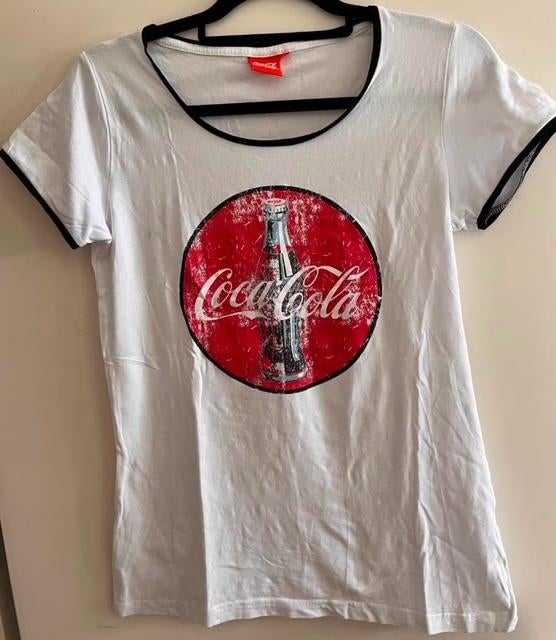 Coca Cola T-shirt, maat L, Kleding | Dames, Coca Cola, Wit, Maat 42/44 (L), Ophalen of Verzenden
