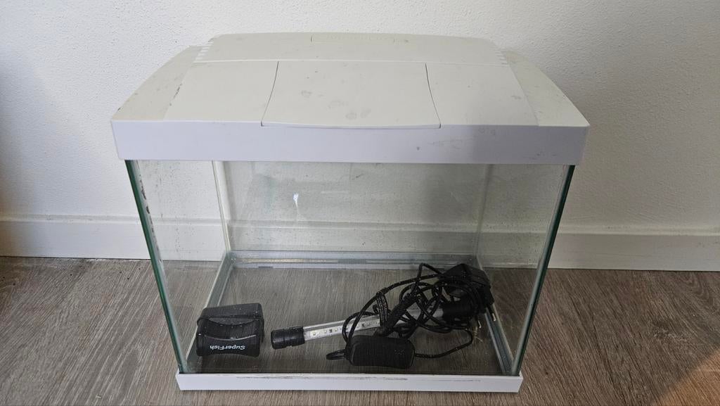 Klein Aqarium., Gebruikt, Leeg aquarium, Superfish, Ophalen
