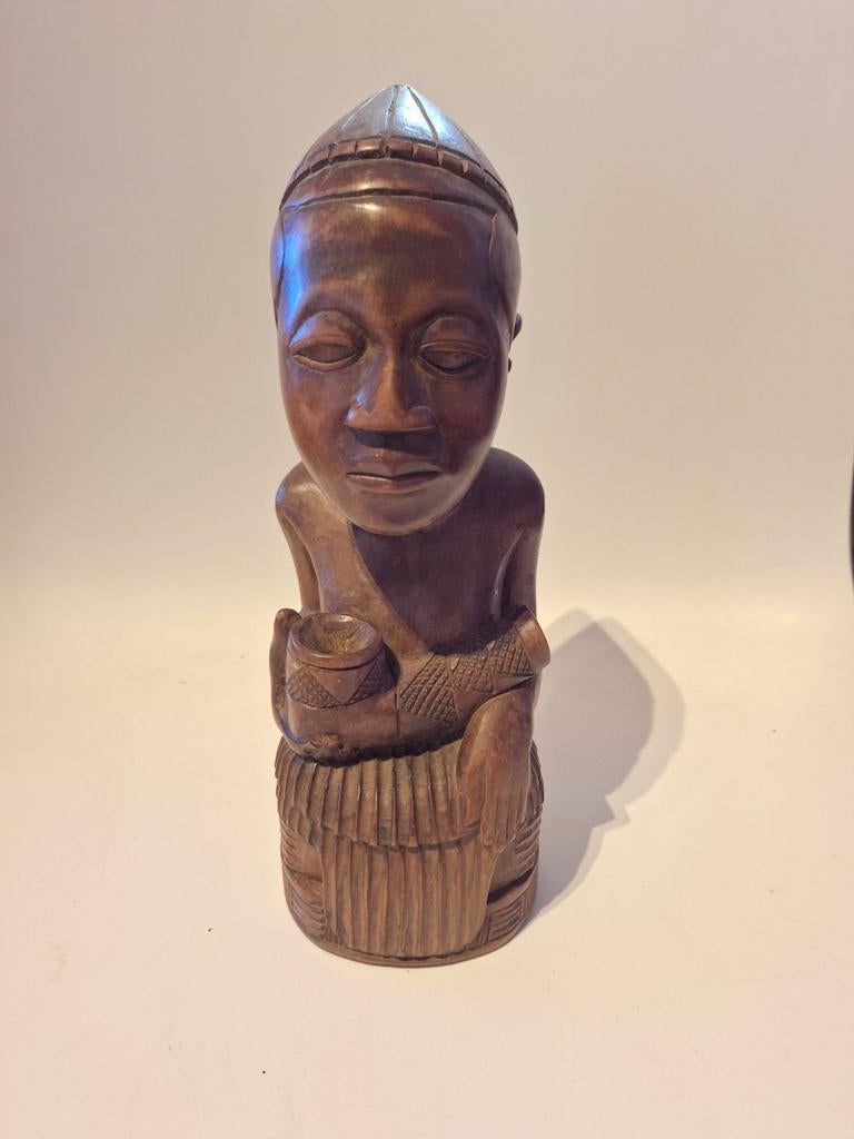 Zeer mooi houten beeld, Antiek en Kunst, Ophalen of Verzenden