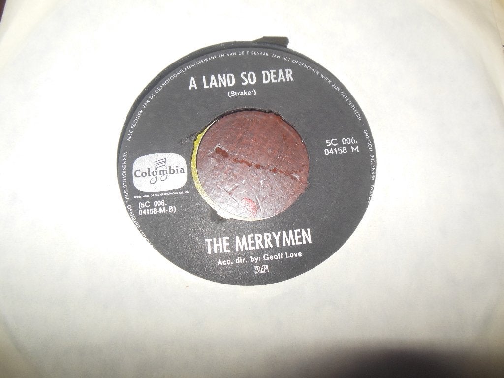 single the merrymen columbia records 45rpm jukebox vinyl 7'', Gebruikt, 7 inch, Ophalen of Verzenden, Pop
