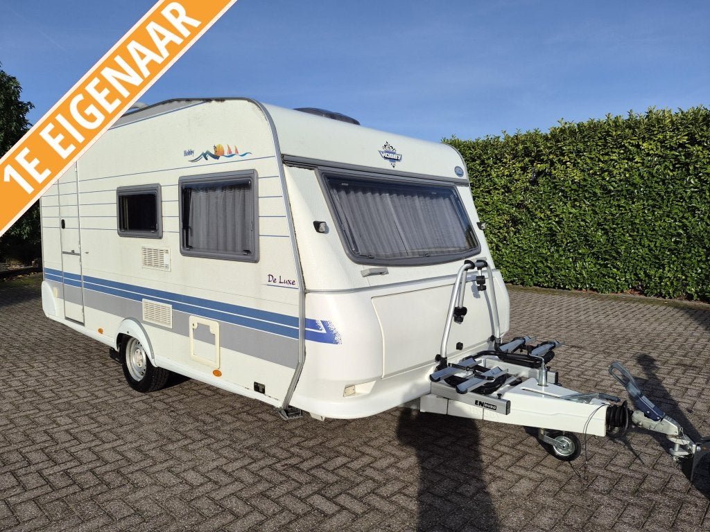 Hobby De luxe Easy 440 SF Voortent Mover 2024 Fietsendrager, Hobby, Fietsenrek, Bedrijf, Treinzit