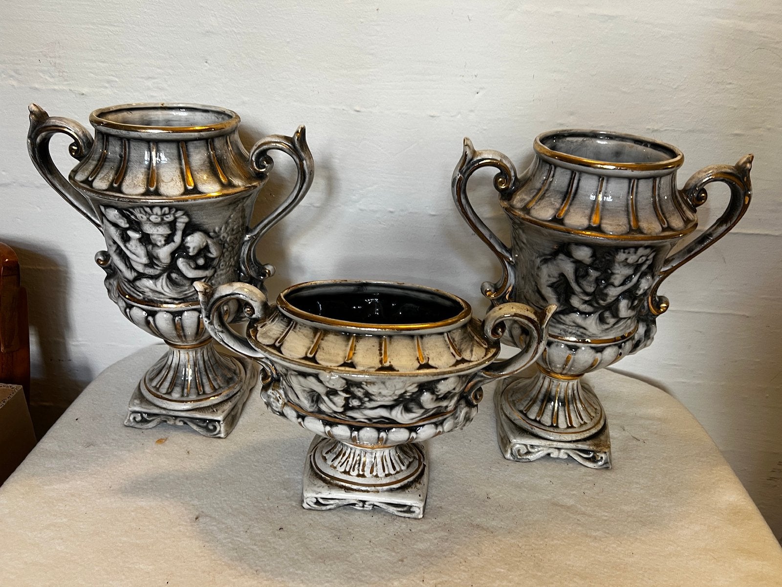 Italiaans Capodimonte Kaststel., Ophalen of Verzenden