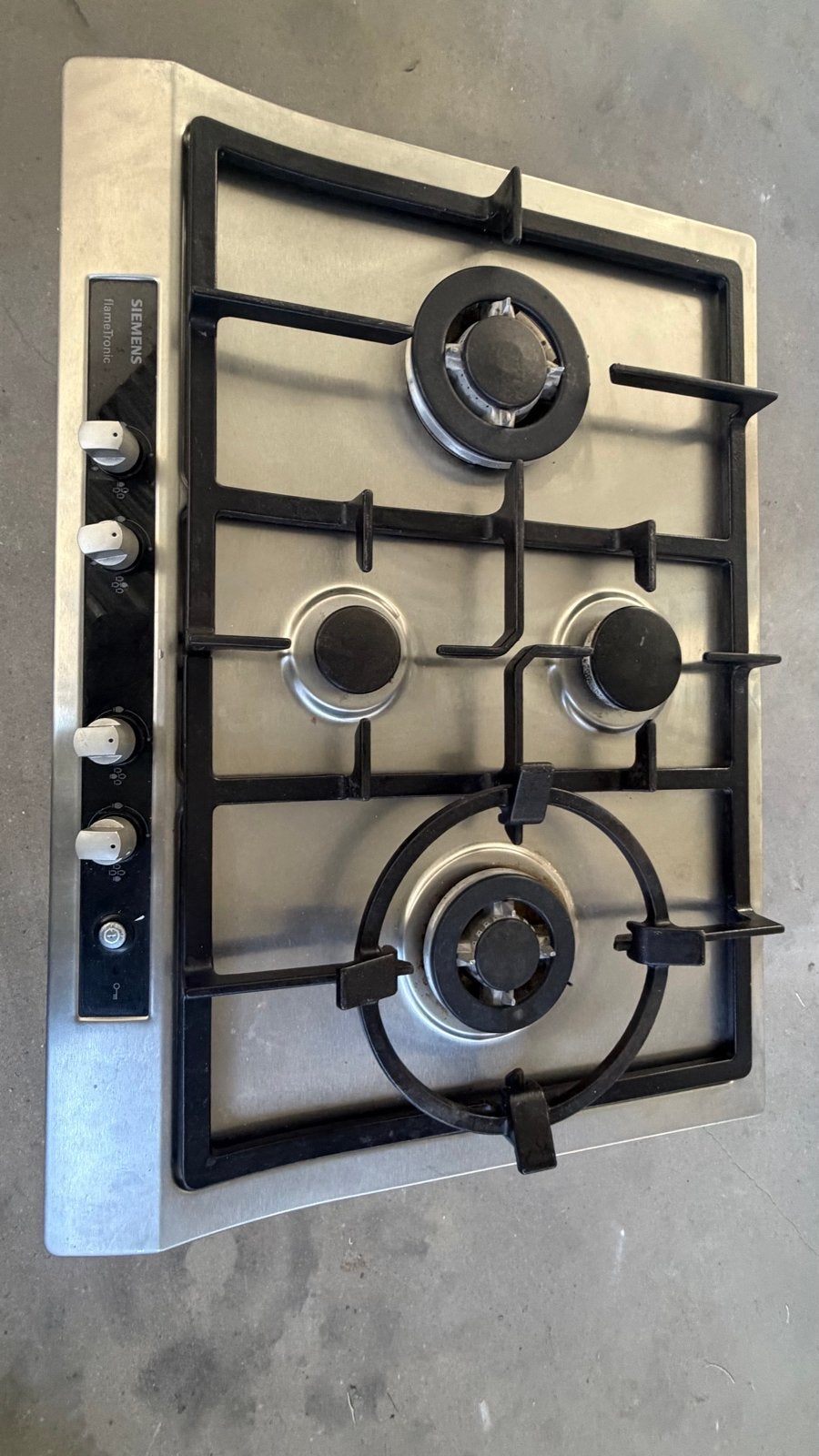 Siemens Gasfornuis - 4 Kookzones - RVS Inbouw, Ophalen, 4 kookzones, Zo goed als nieuw, Inbouw