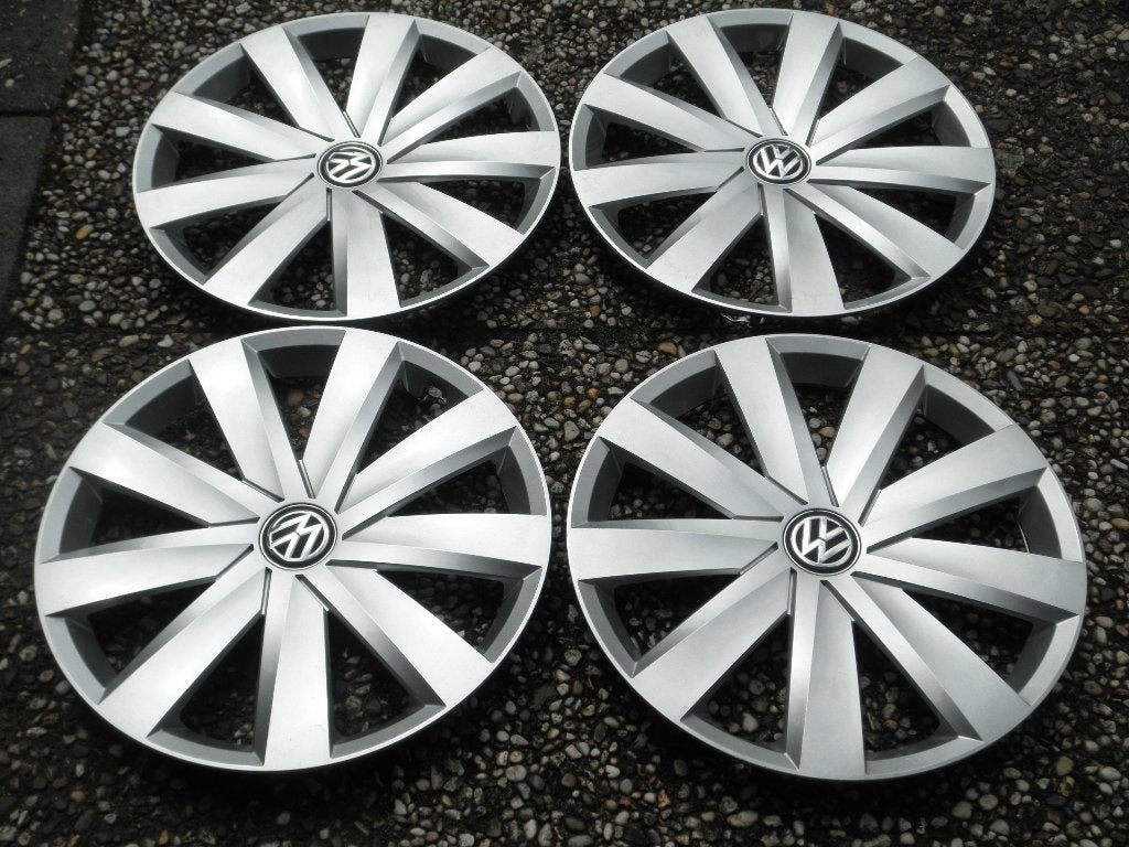 Mooi setje 16 inch Volkswagen wieldoppen, origineel VW, Ophalen of Verzenden, Zo goed als nieuw