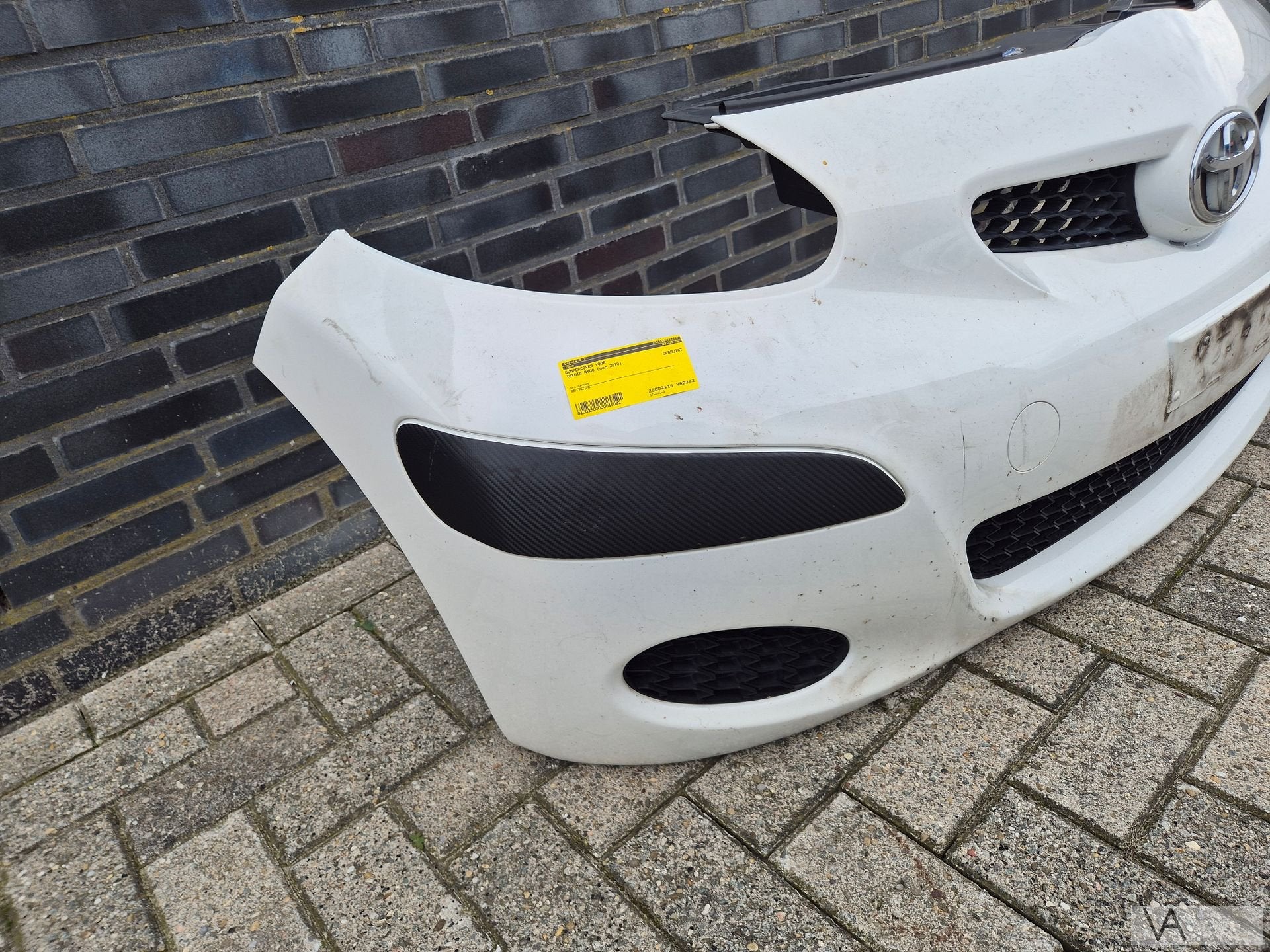 Voorbumper bumper voor Toyota Aygo 2005 - 2012 wit €150, Auto-onderdelen, Gebruikt, -, Voor, -