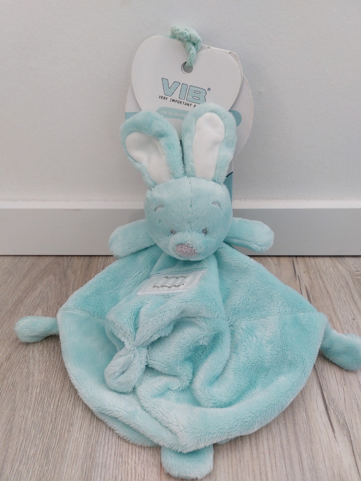 Nieuw! Knuffel knuffeldoekje vib konijn blauw baby L627, Kinderen en Baby's, Speelgoed | Knuffels en Pluche, Ophalen of Verzenden