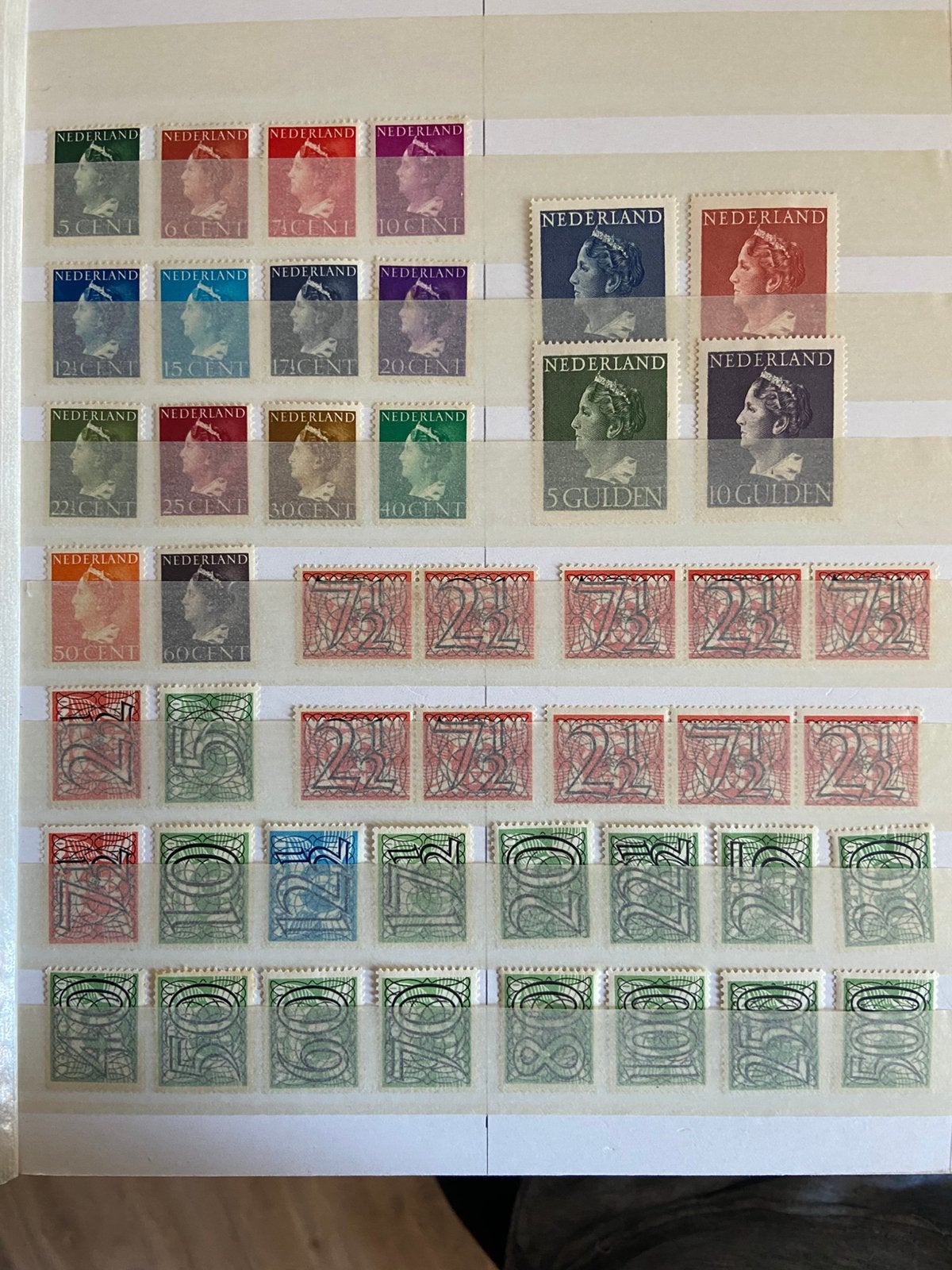 Nederland Konijnenburg + Guilloche series mooi ongebruikt, Postzegels en Munten, Postzegels | Nederland, Ophalen of Verzenden