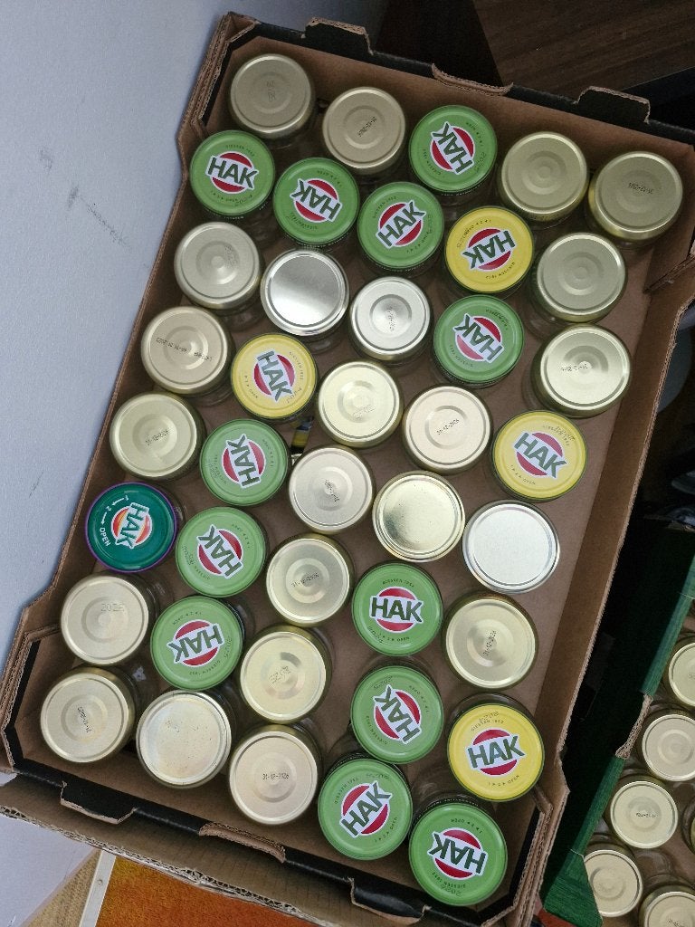 Kleine jampotjes, Hak potjes, glazen potten, Ophalen, Overige merken, Glas, Overige typen