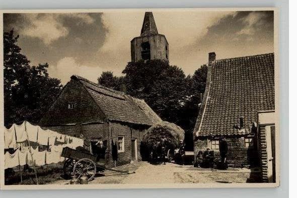 Spakenburg Torenbuurt wasdag, Verzamelen, Ophalen of Verzenden, 1940 tot 1960, Ongelopen, Utrecht